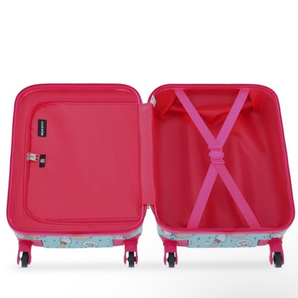 💗 NEW! Hello Kitty Hardcase Carry-On Luggage - Picture 8 of 10